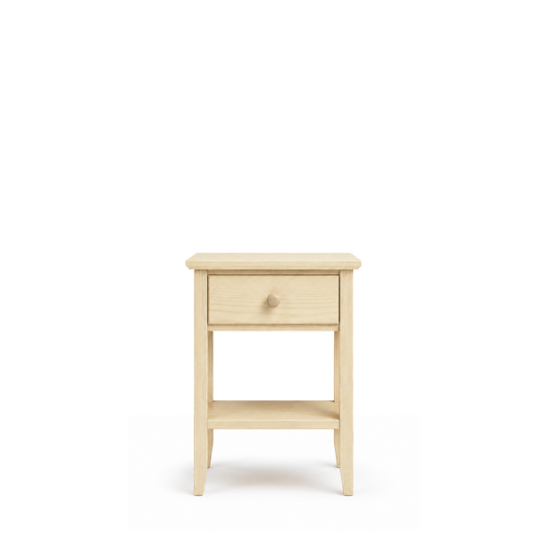 Kiefer Nachttisch 1S N01 Scandi Kiefer farblos