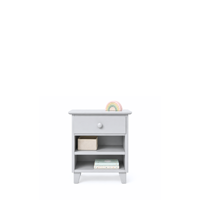 Holznachttisch 1S N02 Scandi grau