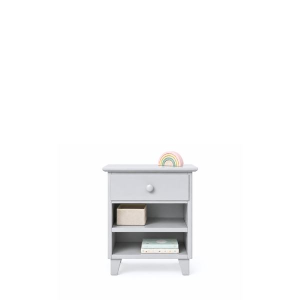 Holznachttisch 1S N02 Scandi grau