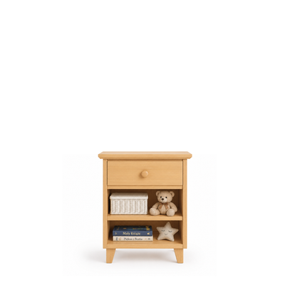 Kiefer Nachttisch 1S N02 Scandi Kiefer natur