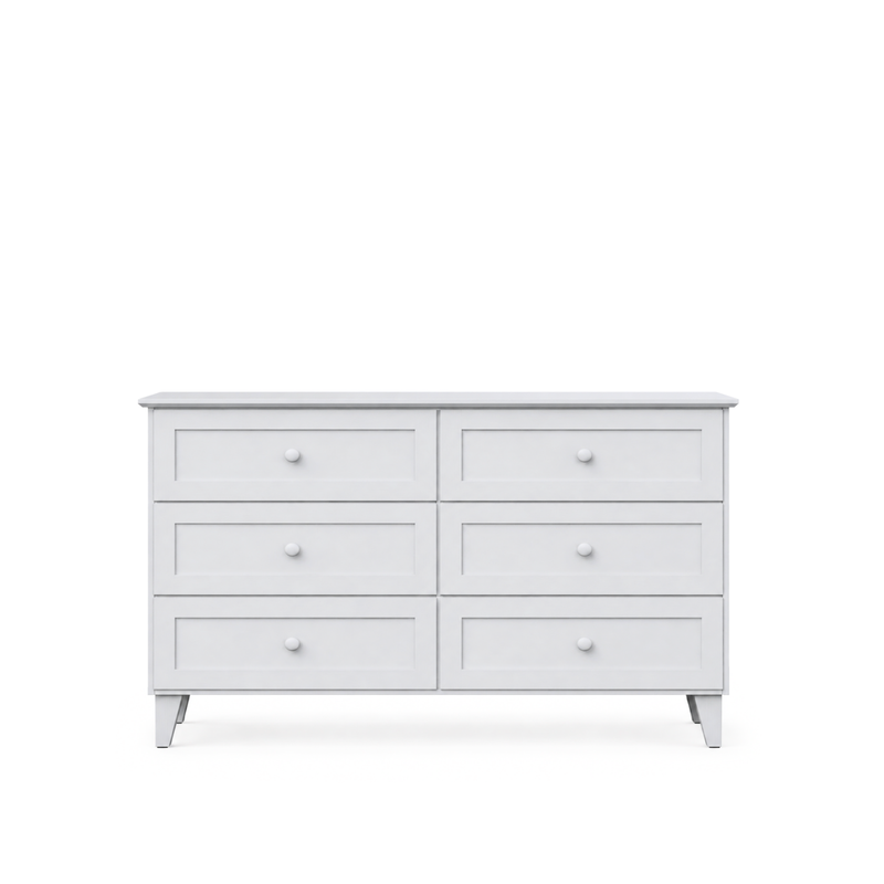 Wooden chest of drawers 6S 154 Scandi grey