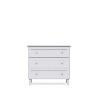 Kommode mit 3 Schubladen Holz grau 105 cm – Schlafzimmer, skandinavischer Stil