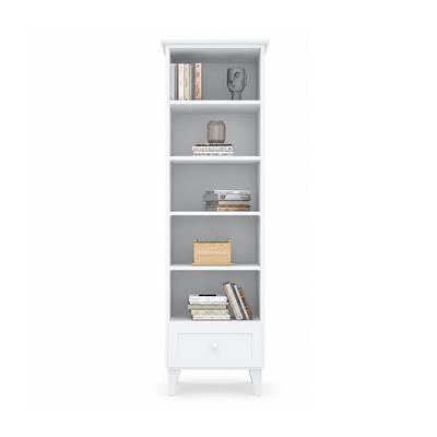 Holzregal 1S 57 Scandi weiß